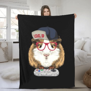 Discover Guinea pig Video Game Wildlife Animal Guinea Fleece Blankets