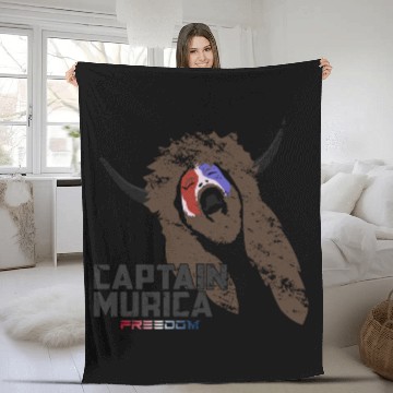 Discover Buffalo Bill Wallace Fleece Blankets