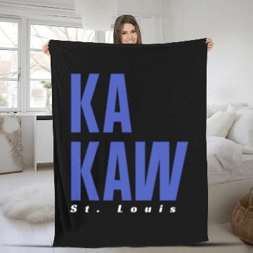 Discover St Louis Football Kakaw Fleece Blankets