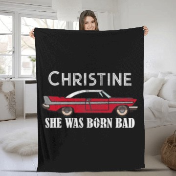 Discover Christine Classic Car Model Lover Automotive Theme Fleece Blankets
