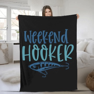 Discover Weekend hooker Fleece Blankets