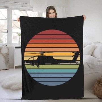 Discover Black Hawk Helicopter Military Aviation Pilot For Fleece Blankets