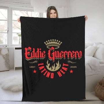 Discover Wrestling Entertainment Eddie Guerrero Crown Graphic Fleece Blankets