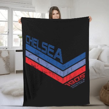 Discover Football Is Everything Chelsea 80S Retro Fleece Blankets