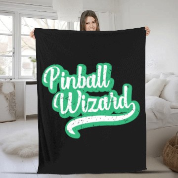 Discover Pinball Wizard Fleece Blankets