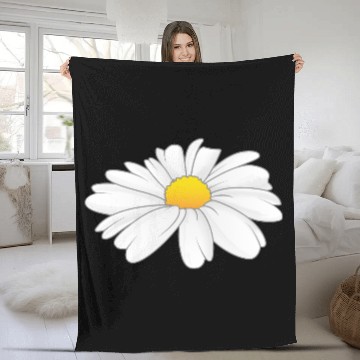 Discover Daisy - Flower Fleece Blankets