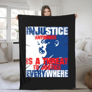 Discover Martin Luther King JR MLK Black History Month Fleece Blankets