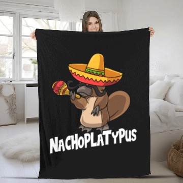Discover Nachoplatypus Cinco De Mayo Platypus Gifts Fiesta Fleece Blankets