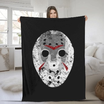 Discover Friday 13Th Fleece Blankets Jason Hockey Mask Halloween Gift