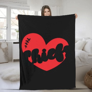 Discover Chiefs Heart, Kansas city, KC Chiefs Fleece Blankets
