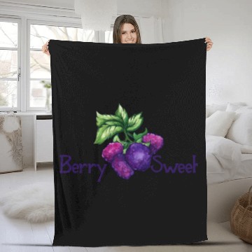 Discover Berry Sweet Fleece Blankets