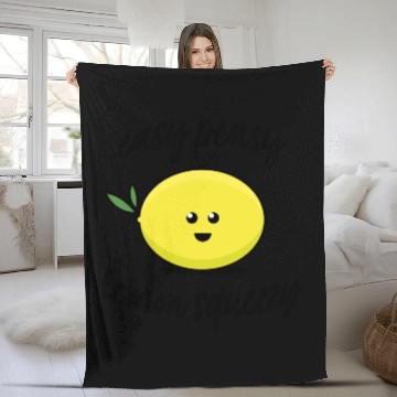 Discover Easy Peasy Lemon Squeezy Fleece Blankets
