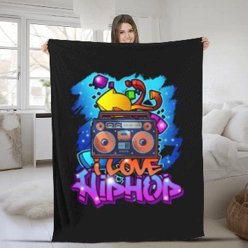 Discover Hip Hop Fleece Blankets