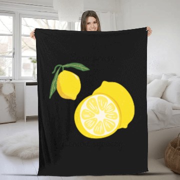 Discover Easy Peasy Lemon Squeezy Fleece Blankets