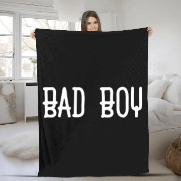 Discover bad boy Fleece Blankets