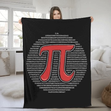 Discover Pi Day Pi Math Fleece Blankets