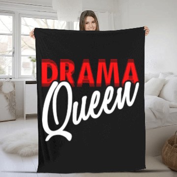 Discover Drama Queen - Gift Idea Fleece Blankets