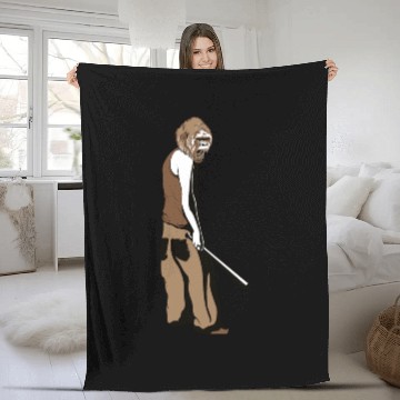 Discover Monkey Silverback - Gorilla monkey face Baseball Fleece Blankets