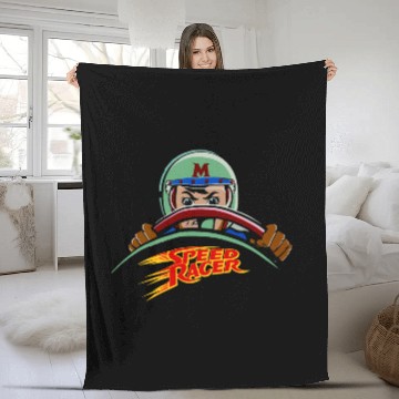 Discover speed racer Fleece Blankets