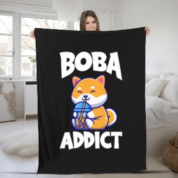 Discover Bubble Tea Addicting Fleece Blankets