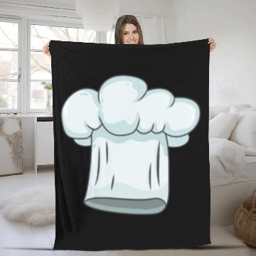 Discover Cooking Kitchen Chef Hat Fleece Blankets