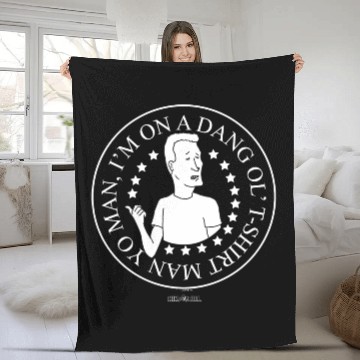 Discover King Of The Hill I'M On A Dang Ol' Fleece Blankets Shi