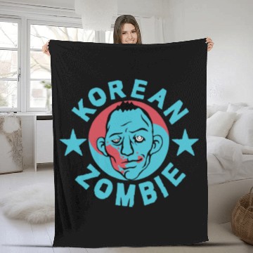 Discover korean zombie Fleece Blankets