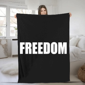 Discover freedom Fleece Blankets