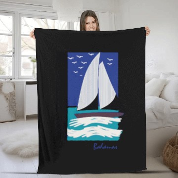 Discover boats and hoes step brothers Fleece Blankets