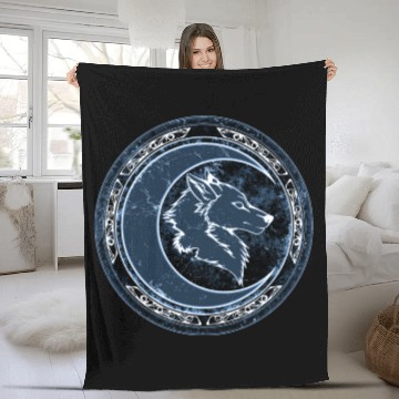 Discover Wolf Moon Fleece Blankets