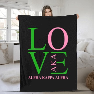 Discover Aka Fleece Blankets Love Sorority Gift Alpha Kappa Aka Parap
