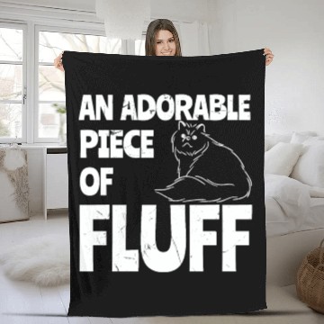 Discover An Adorable Piece Of Fluff Persian Fleece Blankets