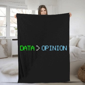 Discover data Science Fleece Blankets