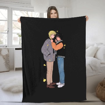 Discover Banana Fish Fleece Blankets