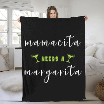 Discover Mamacita needs a Margarita cute fun Cinco de Mayo Fleece Blankets