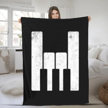 Discover Grand Piano Music Teacher Gift Idea Fleece Blankets