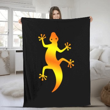 Discover Southwestern Lizard Fleece Blankets