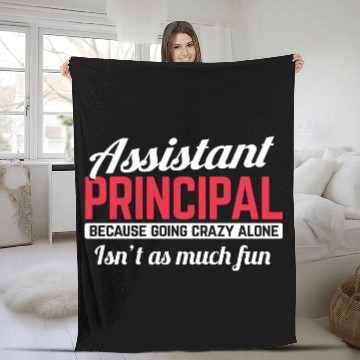 Discover Assistant Principal Assistant Principal Fleece Blankets