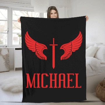Discover The Archangel St. Michael Fleece Blankets