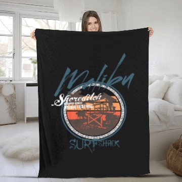 Discover malibu Summer Fleece Blankets