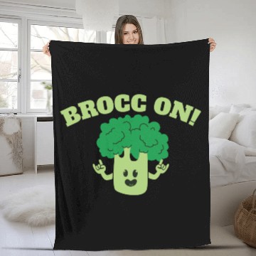 Discover Broccoli Fleece Blankets