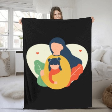 Discover I Love You, Mama & Baby Fleece Blankets, Mommy and Me Fleece Blankets