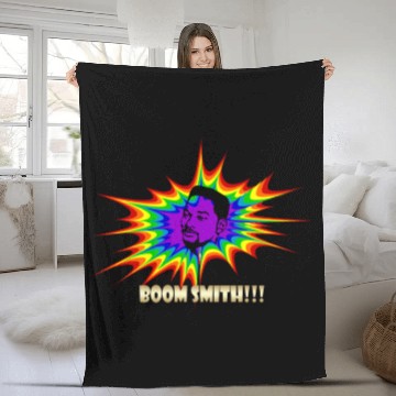 Discover boom will smith Fleece Blankets
