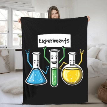 Discover Experiments Chemistry Lover Fleece Blankets