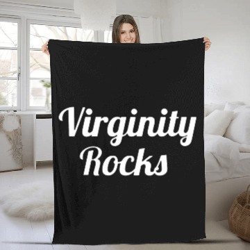Discover virginity rocks Fleece Blankets