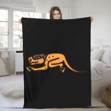 Discover Aztec Symbol Lizard Cuetzpalin T Tattoo Gift Fleece Blankets