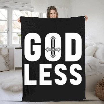 Discover Atheism Atheist Fleece Blankets