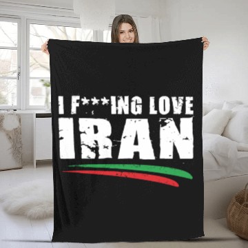 Discover I love Iran in the Persian Gulf Fleece Blankets