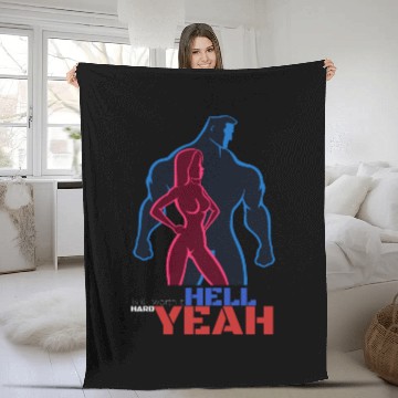 Discover Is it hard? yeah, is it worth it? hell yeah. Fleece Blankets