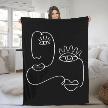 Discover two face Fleece Blankets